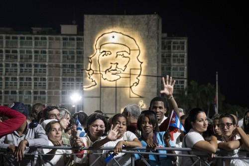 Στιγμιότυπα από τις εκδηλώσεις προς τιμήν του Φιντέλ Κάστρο