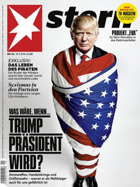 27-09-2016 Stern (Germany) Trump cover Stern magazine
