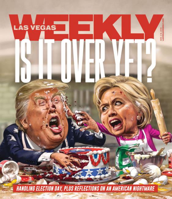 03-11-2016 Las Vegas Weekly (US) Trum Hillary cover Las Vegas Weekly Editor Spencer Patterson