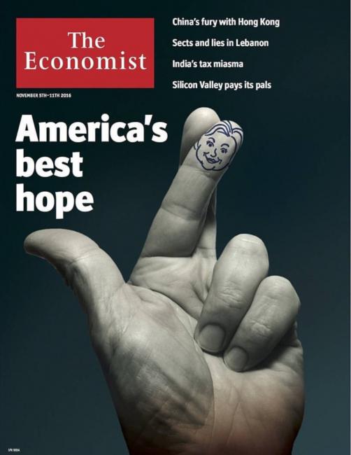 05-11-2016 The Economist Hillary cover Economist Magazine