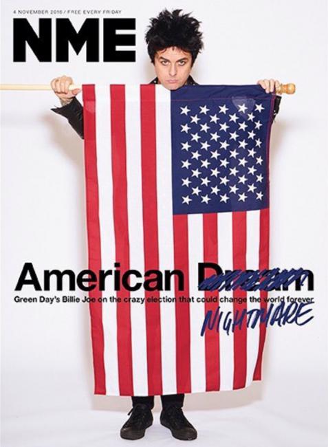 04-11-2016 NME (UK) Newest cover NME magazine Editor-In-Chief Mike Williams Creative director Simon Freeborough