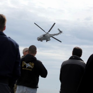 Φωτόραμα από την πρόβα της αεροπορικής επίδειξης στο Παλαιό Φάληρο