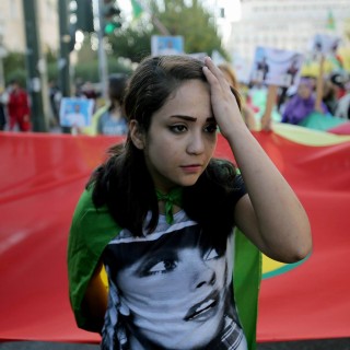 Πορεία αλληλεγγύης στο φιλοκουρδικό κόμμα Δημοκρατίας των Λαών (HDP)