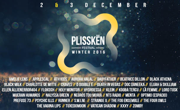 Το Winter Plisskën Festival 2016 στις 2 + 3 Δεκεμβρίου