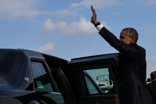 Επίσκεψη Ομπάμα: Φωτογραφίες από το Ελευθέριος Βενιζέλος