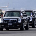 Η αυτοκινητοπομπή του Ομπάμα στην Συγγρού