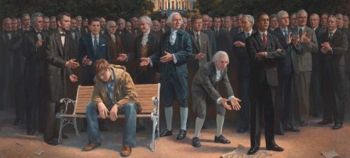 «Ξεχασμένος Άνθρωπος»: Ο πίνακας ζωγραφικής που δίνει τον ορισμό της νίκης του Ντόναλντ Τραμπ