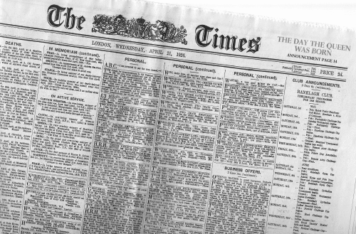 Στις 28 Νοεμβρίου 1814 οι Times του  Λονδίνου τυπώνονται για πρώτη φορά από αυτόματα πιεστήρια