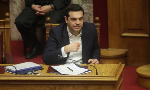 Κρατούμε το νήμα της εξέγερσης και δημιουργούμε τη νέα Ελλάδα, ανέφερε ο Αλ. Τσίπρας