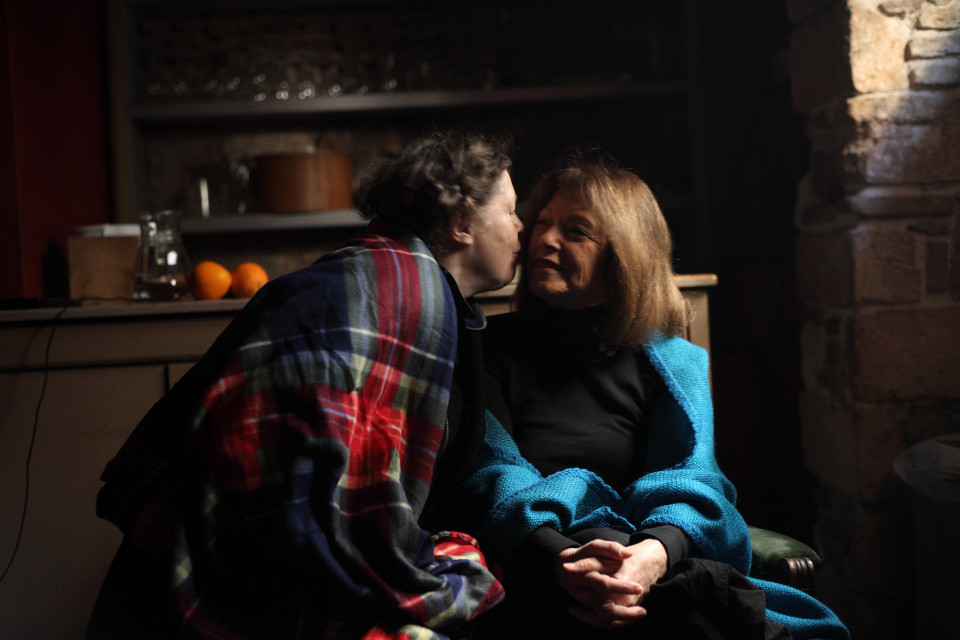 Actresses Roula Pateraki and Reni Pittaki at Sfendoni theater, Athens, December 2016 / Οι ηθοποιοί Ρούλα Πατεράκη και Ρένη Πιττακή στο θέατρο Σφενδόνη, Αθήνα, Δεκέμβριος 2016