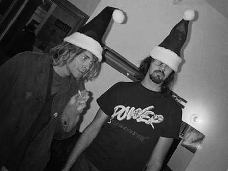 Kurt Cobain και Krist Novoselic από Nirvana .