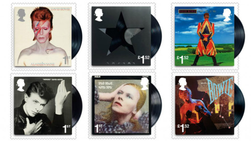 Τώρα κυκλοφορούν και γραμματόσημα David Bowie