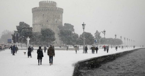 Θεσσαλονίκη: Ιστορικό ρεκόρ παγετού στην πόλη