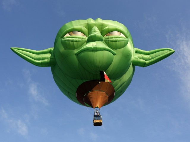 O Yoda στον αέρα