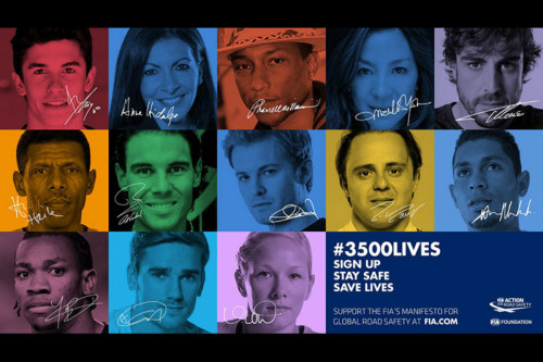 «3.500 lives»: Μια παγκόσμια εκστρατεία για την οδική ασφάλεια