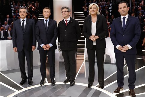 Γαλλία: Το debate των πέντε υποψηφίων