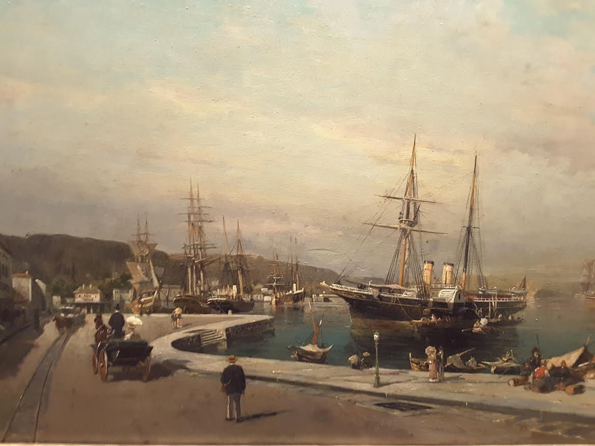 «Το λιμάνι του Βόλου», Κωνσταντίνος Βολανάκης.