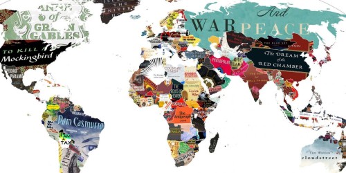 Αυτός ο λογοτεχνικός χάρτης του κόσμου είναι απλά υπέροχος