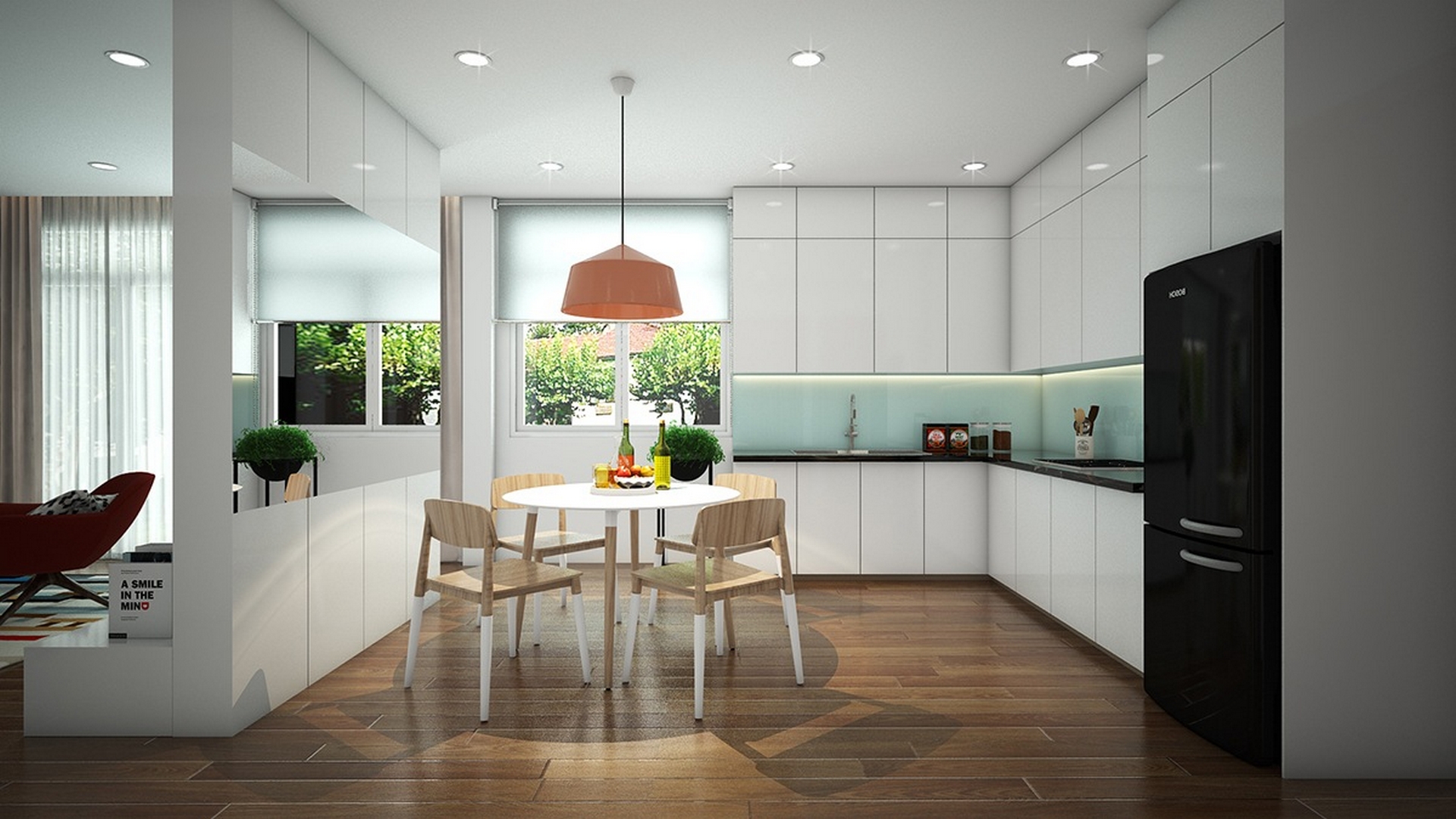 white-sleek-kitchen-black-appliances