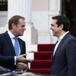 Ο πρωθυπουργός υποδέχτηκε τον πρόεδρο του Ευρωπαϊκού Συμβουλίου