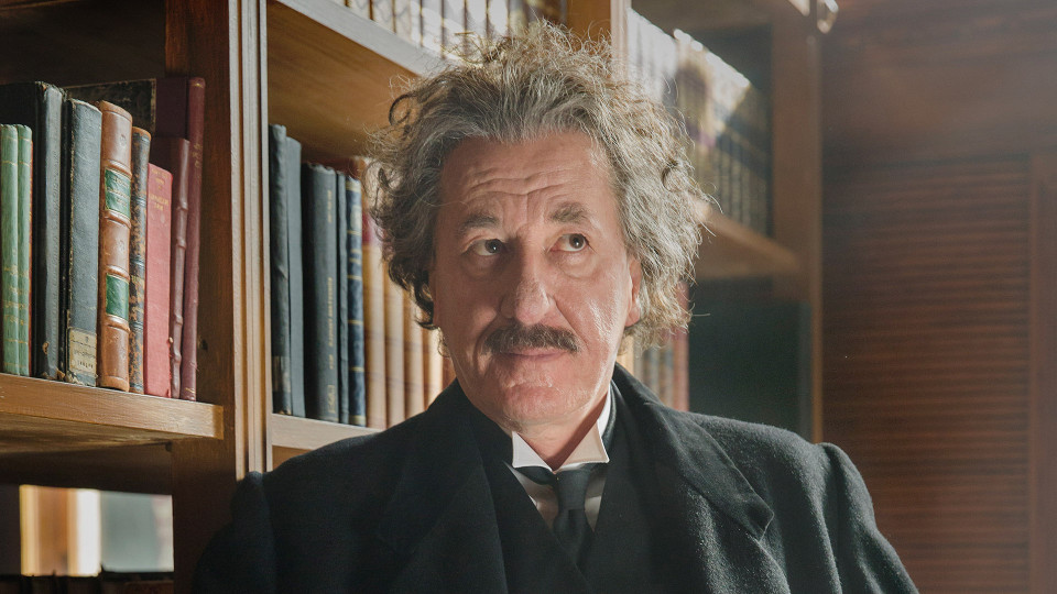 Geoffrey Rush as Albert Einstein in National Geographic's 'Genius'.  (photo credit:  National Geographic/Dusan Martincek)