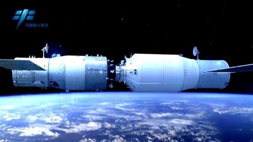To πρώτο κινεζικό διαστημόπλοιο μεταφοράς εφοδίων, εξοπλισμού και εμπορευμάτων