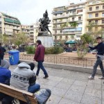 Συμπλοκή στην πλατεία Βικτωρίας χθές το βράδυ