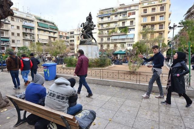 Συμπλοκή στην πλατεία Βικτωρίας χθές το βράδυ