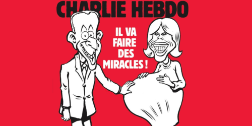 Προκαλεί με την «έγκυο» Μπριζίτ Μακρόν το Charlie Hebdo