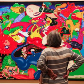 Το πολύχρωμο έργο «Saigon» του Peter Saul