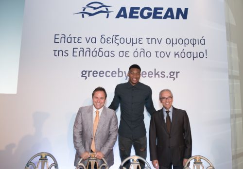 Η AEGEAN και ο Γιάννης Αντετοκούνμπο «ταξιδεύουν» την Ελλάδα σε όλο τον κόσμο