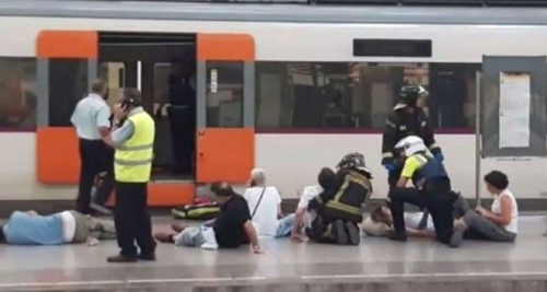 Βαρκελώνη: 54 άνθρωποι τραυματίστηκαν σε σιδηροδρομικό ατύχημα