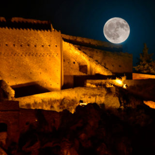 Η πανσέληνος πάνω από το Ναύπλιο