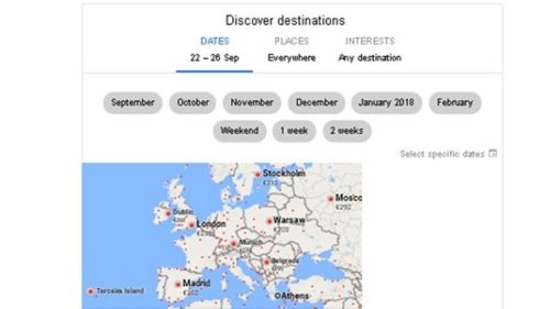 Διαθέσιμη πλέον και στην Ελλάδα η υπηρεσία Google Flights