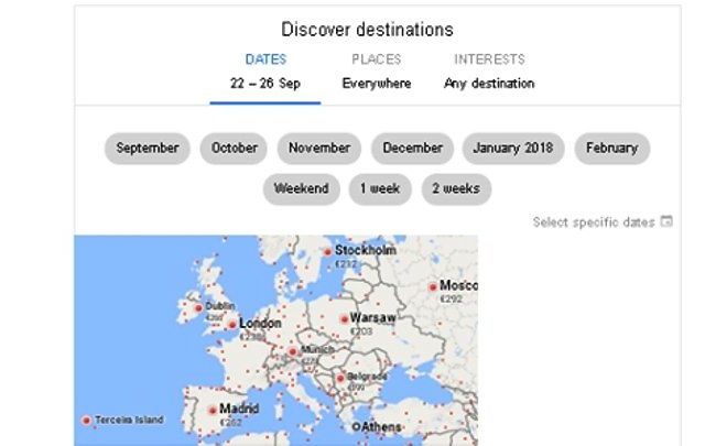 Διαθέσιμη πλέον και στην Ελλάδα η υπηρεσία Google Flights