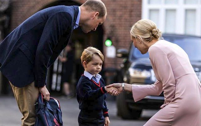 Πρώτη ημέρα στο σχολείο για τον πρίγκιπα Τζορτζ