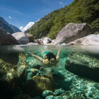 Κατάδυση στον ποταμό Verzasca