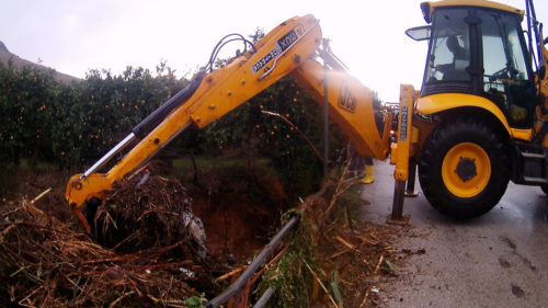 Μεγάλες καταστροφές στην Αργολίδα από την καταρρακτώδη βροχή(εικόνες)