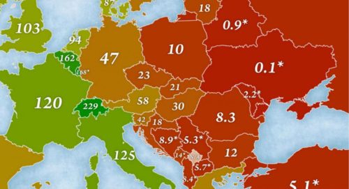 Οι πλουσιότερες χώρες της Ευρώπης