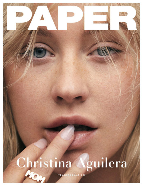 Αγνώριστη η Christina Aguilera στο νέο εξώφυλλο του Paper Magazine [ΕΙΚΟΝΕΣ]