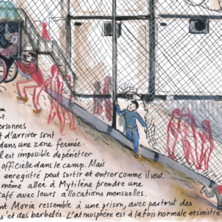 Συγκλονιστικό κόμικ της Le Monde για τις συνθήκες διαβίωσης στον καταυλισμό της Μόριας