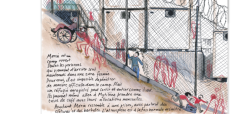 Συγκλονιστικό κόμικ της Le Monde για τις συνθήκες διαβίωσης στον καταυλισμό της Μόριας