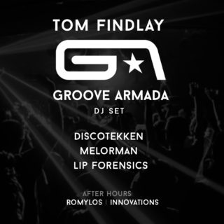 O Tom Findlay των θρυλικών Groove Armada σε ένα εκρηκτικό dj set στο Steam