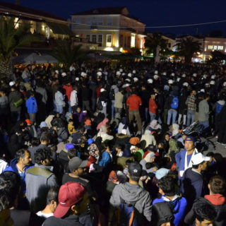 Συνελήφθησαν 120 μετανάστες και πρόσφυγες στη Μυτιλήνη