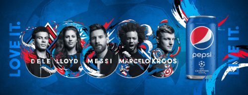 Η PepsiCo ανακοινώνει την επέκταση της συνεργασίας της με την κορυφαία ποδοσφαιρική διοργάνωση του Champions League της UEFA