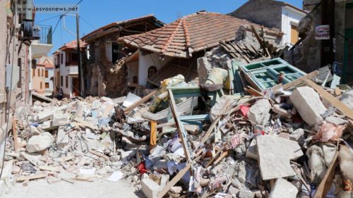 1,3 εκατ. ευρώ ευρωπαϊκή βοήθεια για την αποκατάσταση των ζημιών μετά το σεισμό στη Λέσβο