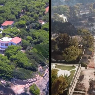 Συγκλονιστικές εικόνες από drone δείχνουν το πριν και το μετά της ολέθριας καταστροφής στο Μάτι [ΒΙΝΤΕΟ]