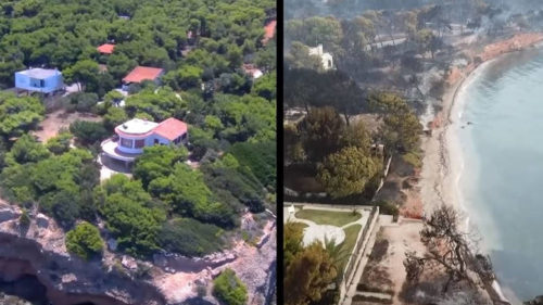 Συγκλονιστικές εικόνες από drone δείχνουν το πριν και το μετά της ολέθριας καταστροφής στο Μάτι [ΒΙΝΤΕΟ]