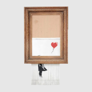 Νέο αποκαλυπτικό βίντεο του Banksy για την καταστροφή του πίνακά του