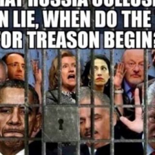 Ο Ντόναλντ Τραμπ έκανε retweet φωτομοντάζ με τον Ομπάμα και το ζεύγος Κλίντον πίσω από τα κάγκελα της φυλακής